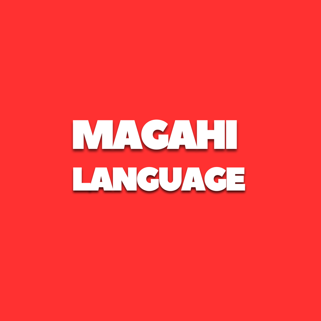 Magahi Language