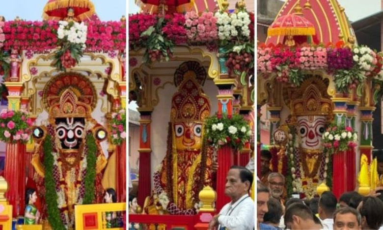 Elephant Goes Rogue During Jagannath Rath Yatra in Ahmedabad , 27 june 